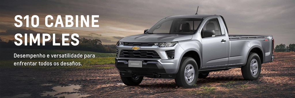 Comprar a nova picape S10 Cabine Simples na Chevrolet